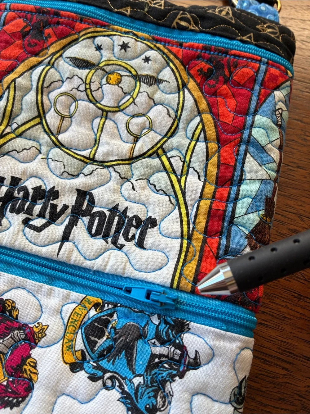 Harry Potter handmade crossbody quilted